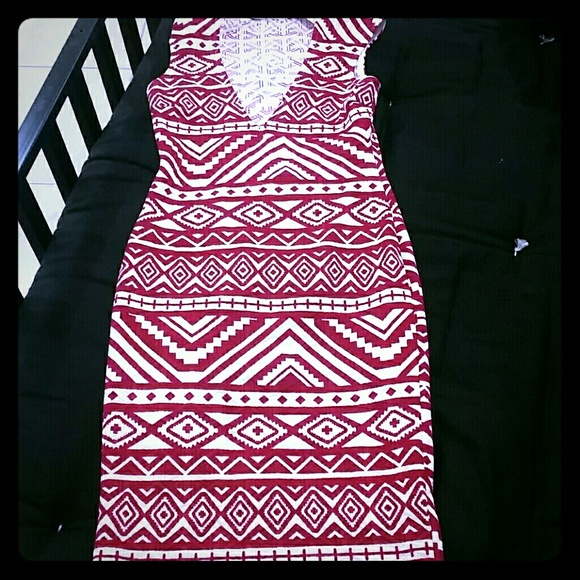 Tribal print dress