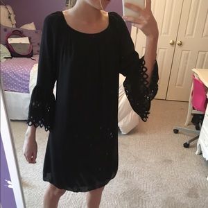 Black long sleeve dress