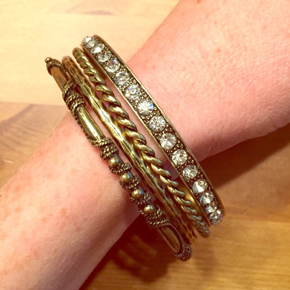 Gold bangles