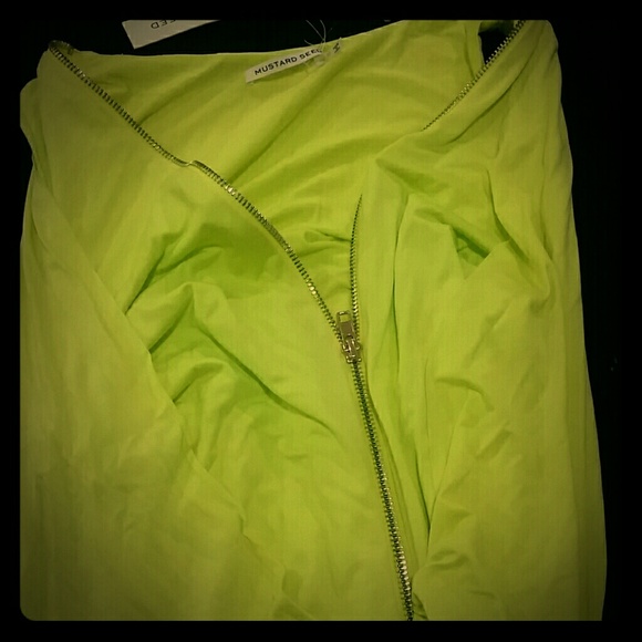 Lime green dress