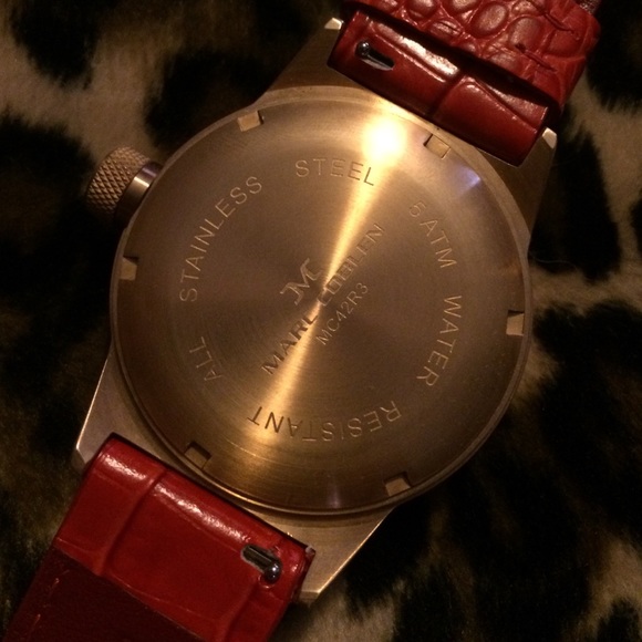 Marc Coblen Rosegold & Red watch - Picture 3 of 4