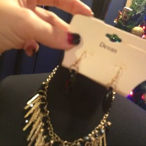 NWT!! Beautiful  black earrings by Devan.