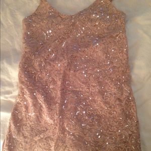 Pink Sparkle Vanity Tank Top