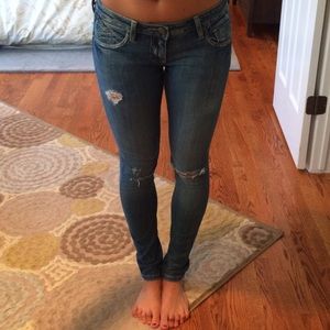 Vigoss distressed medium/light wash skinny jeans