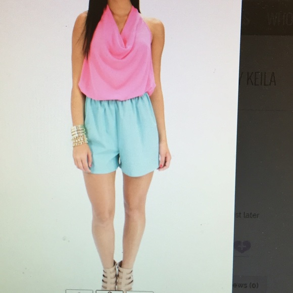 ❤️ ❤️ Pink top romper. 🎉🎊❤️❤️❤️ - Picture 2 of 3