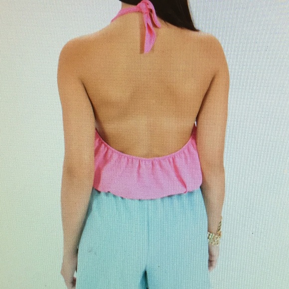 ❤️ ❤️ Pink top romper. 🎉🎊❤️❤️❤️ - Picture 3 of 3