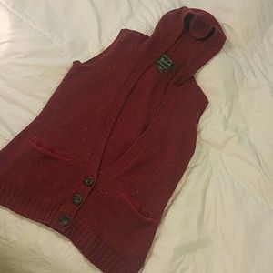 Hooded Sweater Vest