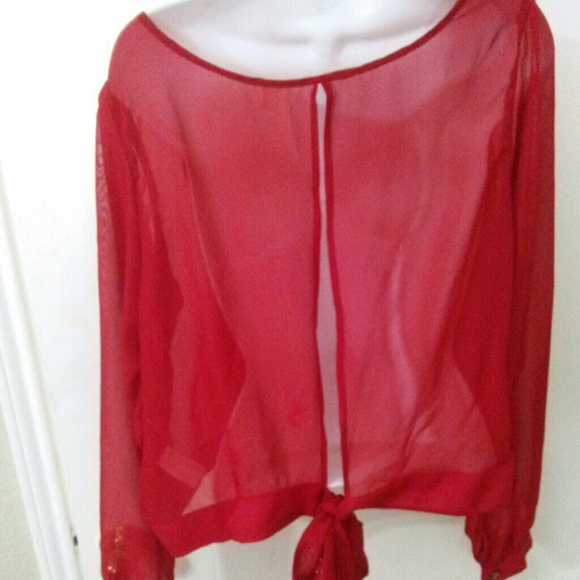 Red blouse - Picture 2 of 2