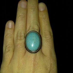 Turquoise colored ring