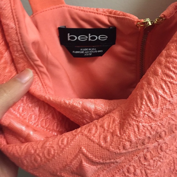 Orange BEBE crop top - Picture 3 of 3