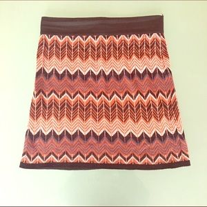 Chevron Sweater Skirt