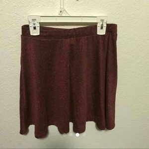 Maroon skater skirt