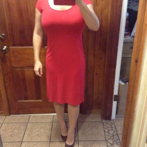 Talbots Red Dress Small - Picture 5 of 6