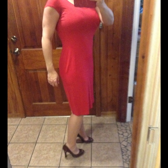 Talbots Red Dress Small - Picture 6 of 6