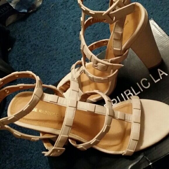 Studded heels