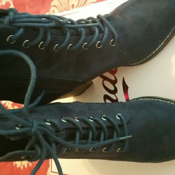 Candies Blue Suede Boots!