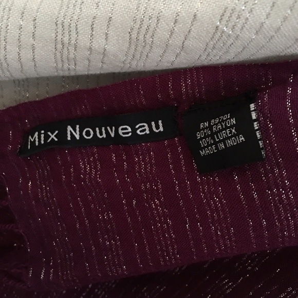 Lot of 2 Mix Nouveau Fashion Scarves - Picture 2 of 4