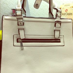 White purse
