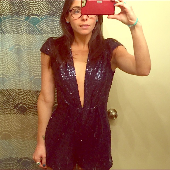 SOLD!! TOBI sequin romper