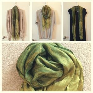 💜HP💜Lime green scarf ON HOLD