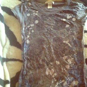 Gray Cross Shirt -