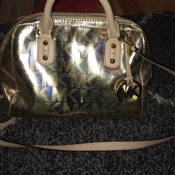 Gold MK Grayson purse (REAL)