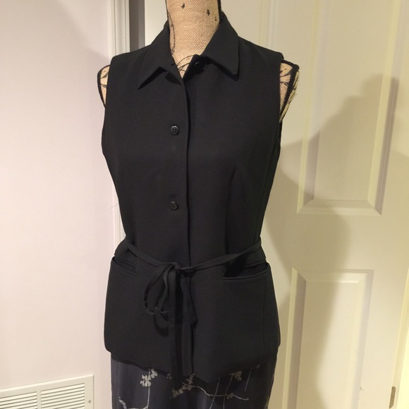Ann Taylor Jackets & Blazers - Ann Taylor Button Down/Tie Vest - 4
