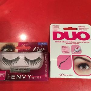 Duo lash glue and lashes