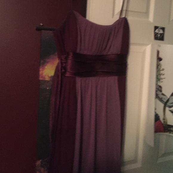 Shades of purple dress.