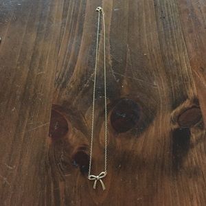 Tiffany & Co. Bow necklace.