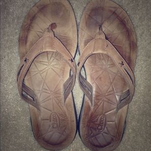Brown Chaco Flip Flops