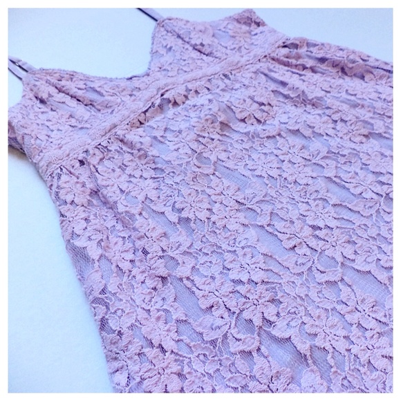 NWOT Lavender Lace Dress - Picture 2 of 4