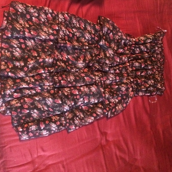 Strapless dress