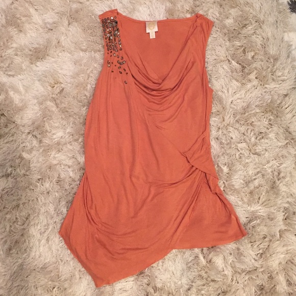 Anthropologie Embellished Tank