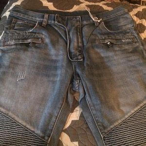 Balmain light blue jean