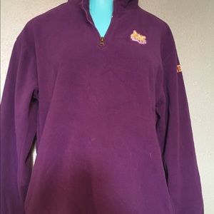 LSU fleece pull over jacket