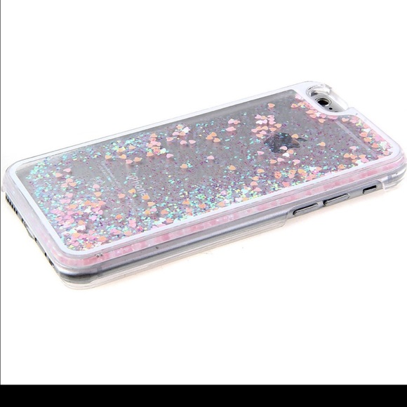 iPhone 6 Plus floating glitter