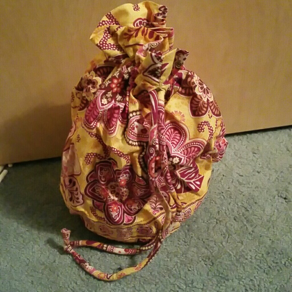 Drawstring Vera Bradley bag