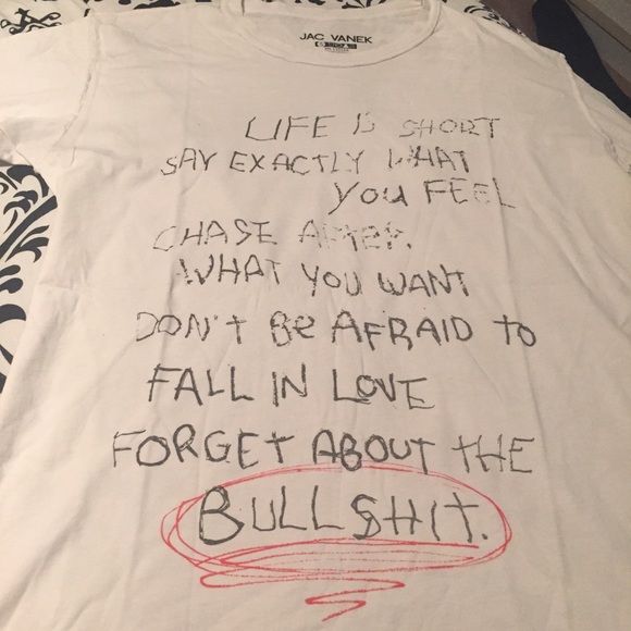 Jac Vanek Quote T shirt