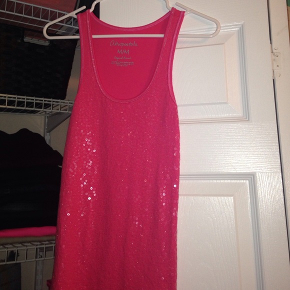 All sequin tank top