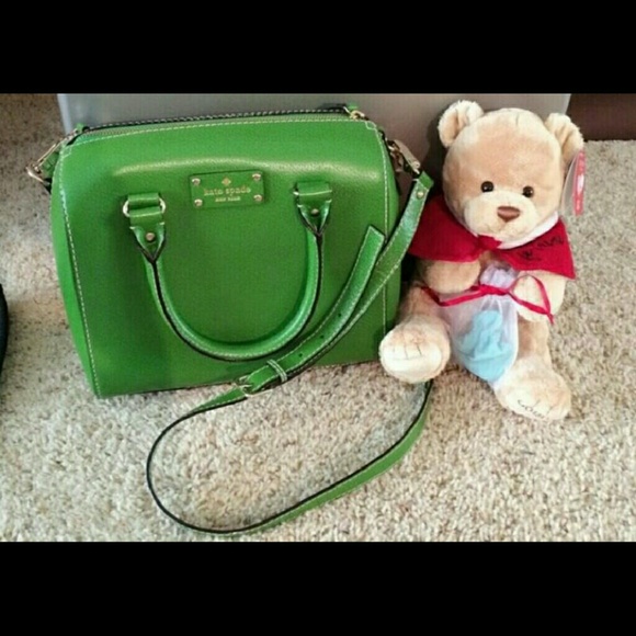 *Hold* *DO Not Buy*  Kate Spade Green Satchel