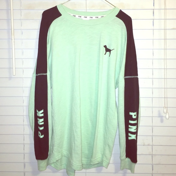 Mint green Victoria secret sweat shirt
