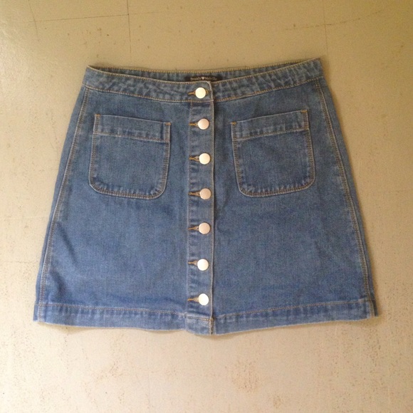 Brandy Melville Jean High waisted skirt