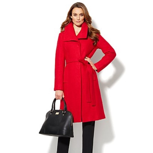 NEW FINAL SALE🔴 Red woolblend trench coat