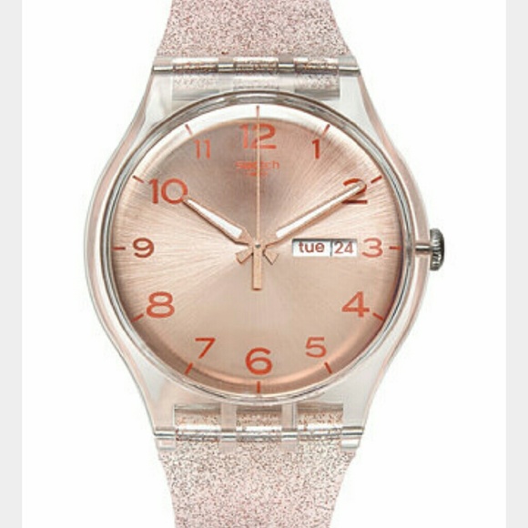 Swatch Accessories - SALE! Rose Pink Glitter Swatch