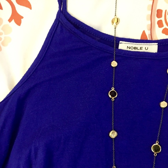 ๐ Royal Blue Flowy Tank ๐ป - Picture 3 of 3