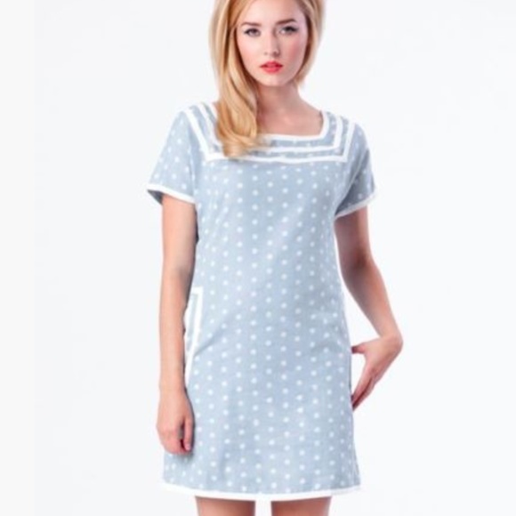 Dear Creatures Polka Dot Shift dress
