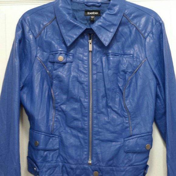 Flawless cobalt vegan jacket