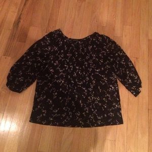 Club monaco size small blouse navy blue!