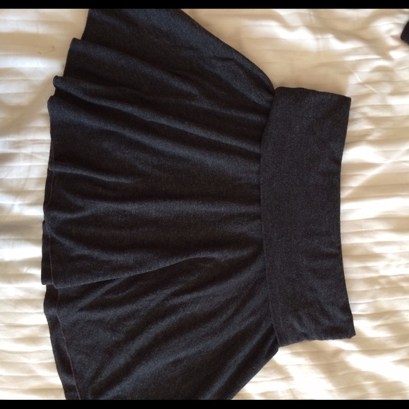 Dark gray skirt